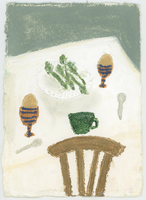 Asparagus and Boiled Egg Breakfast