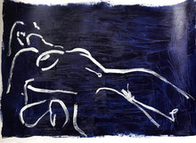 Load image into Gallery viewer, Blue Nude - Lottie Resting 1 | Alexandria Coe | Original Artwork | Partnership Editions
