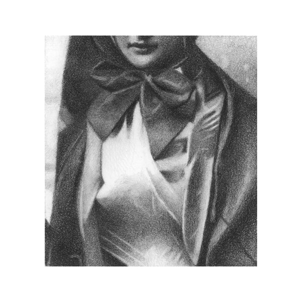 Bonnet with a bow