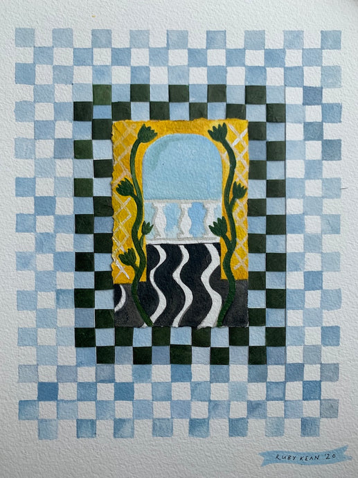 Checkerboard Window | Ruby Kean | Original Artwork | Partnership Editions