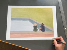 Load image into Gallery viewer, FRAMED No Splashing Print