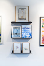 Load image into Gallery viewer, Face of Statue on Blue Paper