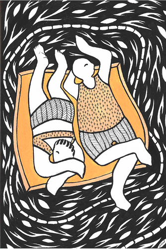 Couple on a Blanket | Nathalie Jolivert | Original Artwork | Partnership Editions