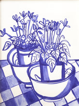 Load image into Gallery viewer, Cyclamen on Gingham Table