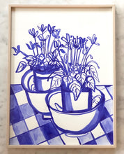 Load image into Gallery viewer, Cyclamen on Gingham Table