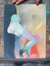 Load image into Gallery viewer, Double Nude on Arches And Turquoise