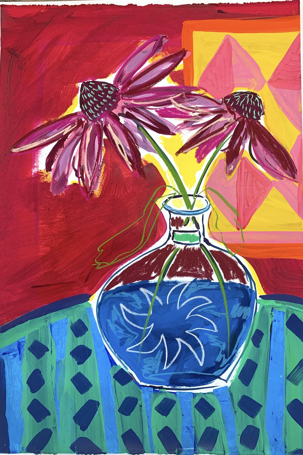 Echinacea III | Rose Electra Harris | Original Artworks | Partnership Editions