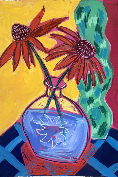 Echinacea I | Rose Electra Harris | Original Artworks | Partnership Editions