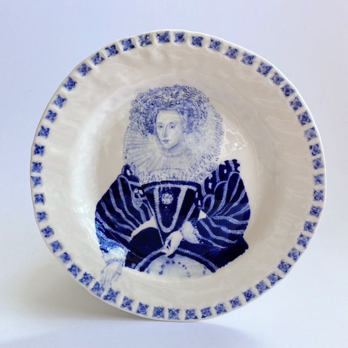 Elizabeth on porcelain