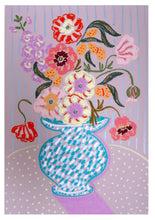 Load image into Gallery viewer, Floral Study on Pink (Framed)