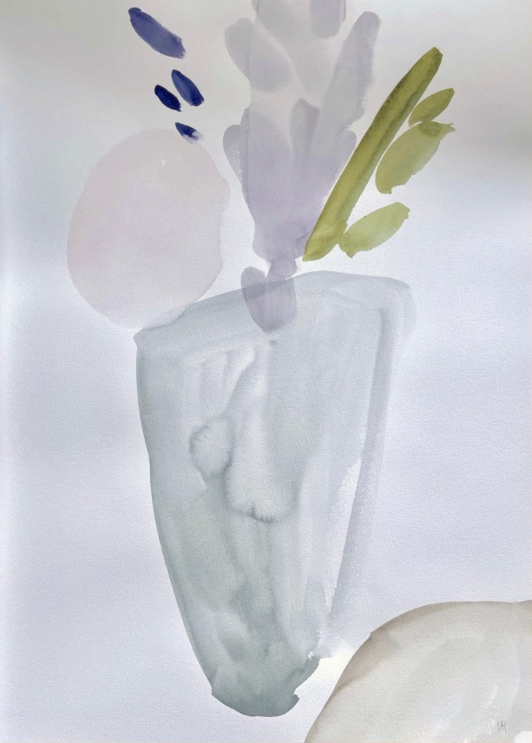 Flowers in a Ceramic Vase II