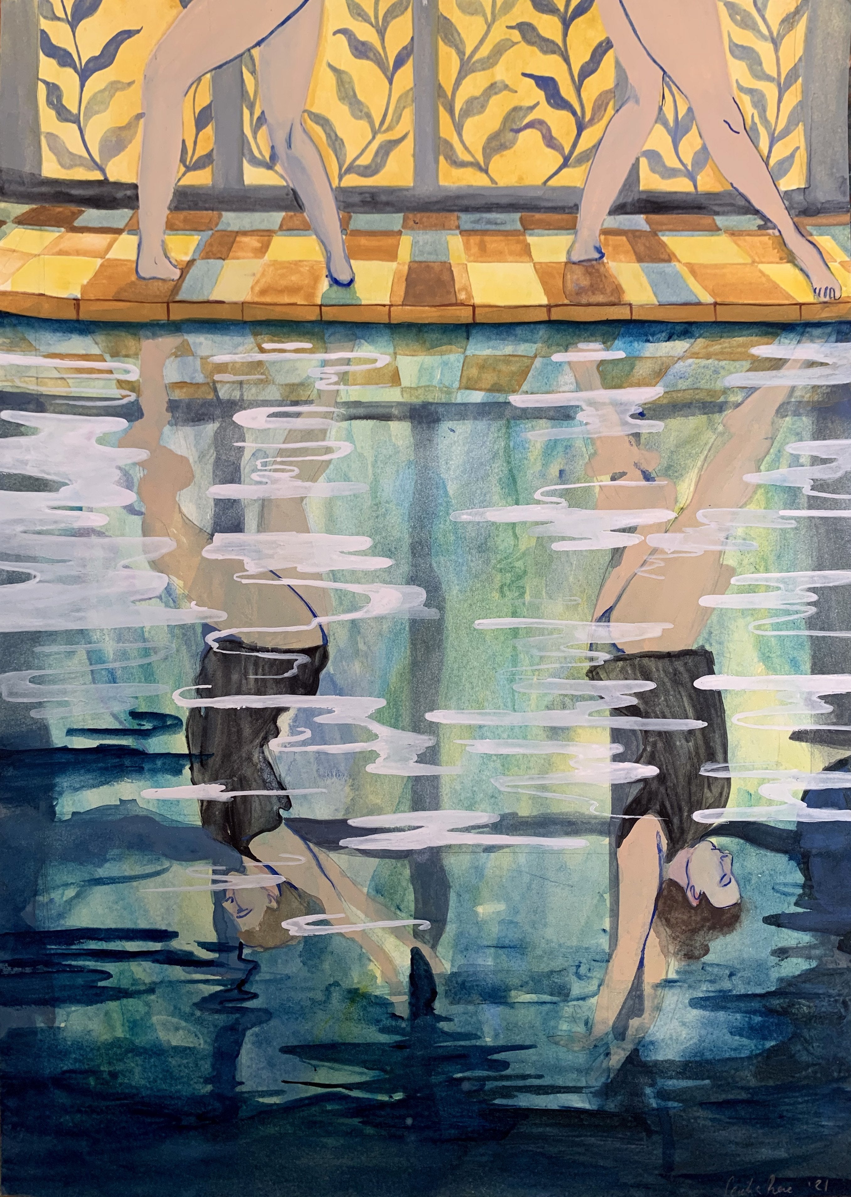 Golden Harmony | Cecilia Reeve | Original Artwork | Partnership Editions