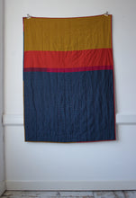 Load image into Gallery viewer, Housetop (teal, mustard yellow, dark orange, raspberry red)