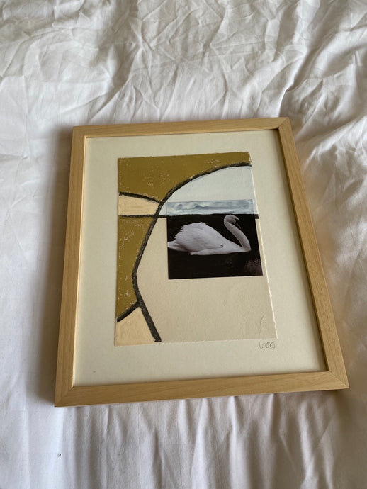 Swan Collage II (Framed)
