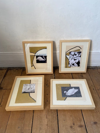 Swan Collage I (Framed)