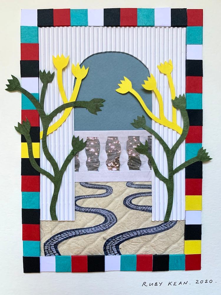 Terrace View ii | Ruby Kean | Paper Collage | Partnership Editions