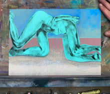 Load image into Gallery viewer, Fused nudes on turquoise