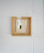 Load image into Gallery viewer, Original framed artwork by artist Adriana Jaros depicting fine lines and block colours.