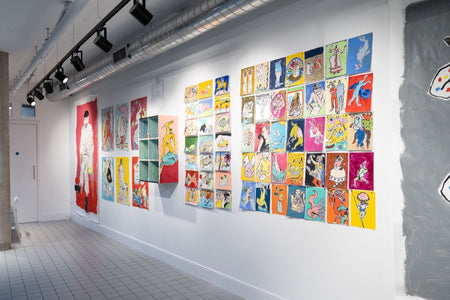 Colourful art exhibition at Islington Square | Isabella Cotier | Partnership Editions