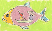 Load image into Gallery viewer, Fish Stories, Lonely Fisherman | Isabella Cotier | Original Artwork | Partnership Editions