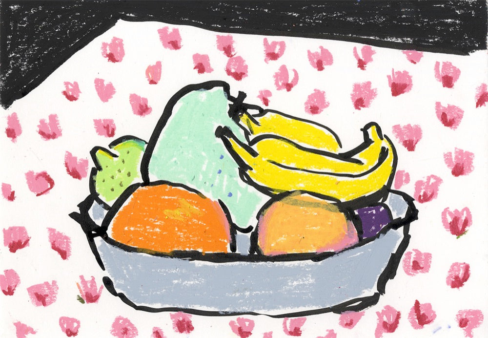Mint Potato in the Fruit Bowl | Isabella Cotier | Original Artwork | Partnership Editions
