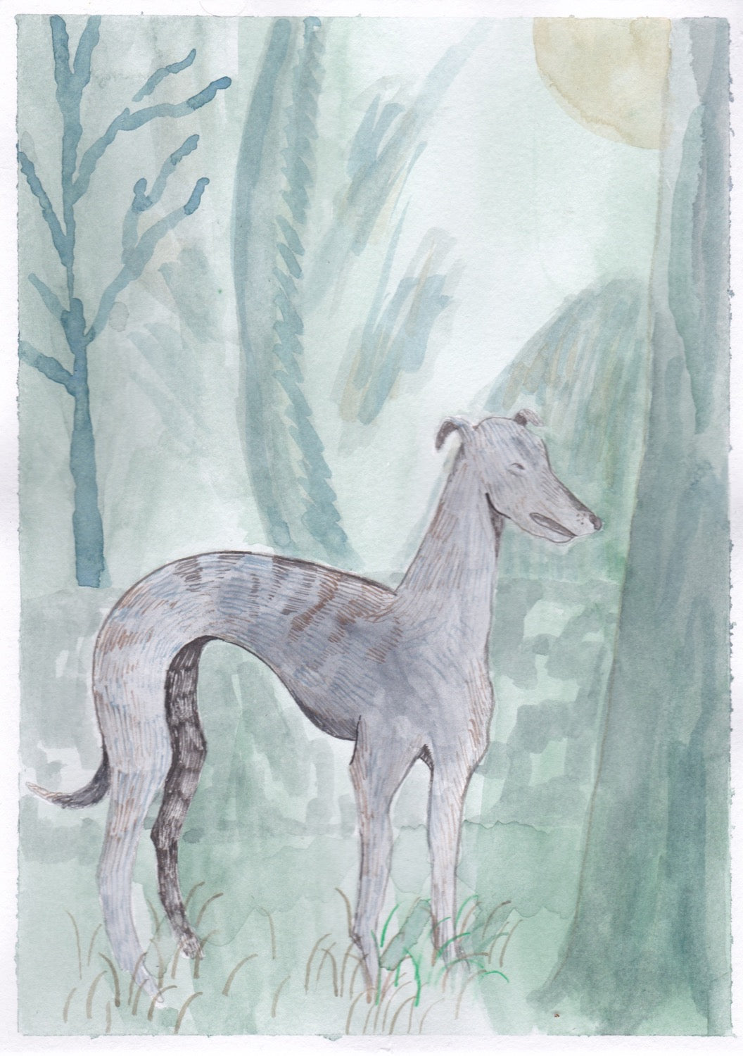 Walk In The Park | James Owens | Watercolour on Paper | Partnership Editions