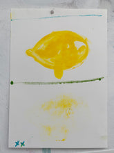Load image into Gallery viewer, Lemon XX | Monoprint with Pastel | Original Artwork | Partnership Editions