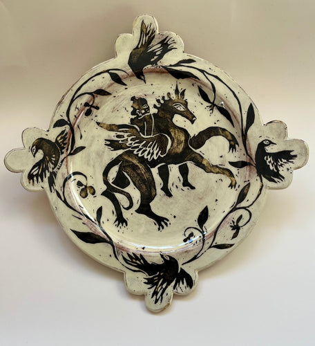 Lady and pegasus trefoil