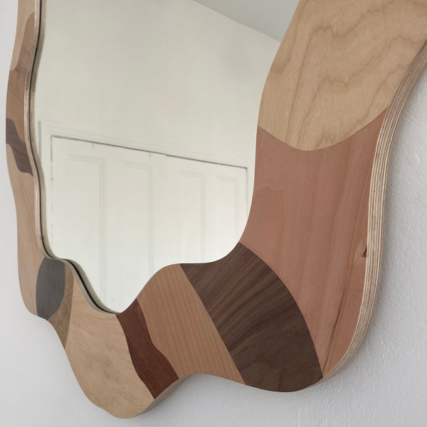 Large Round Curve Mirror