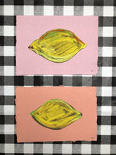 Load image into Gallery viewer, Lemon on pale pink
