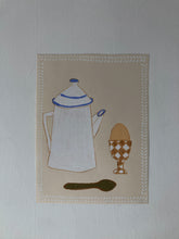 Load image into Gallery viewer, Enamel Jug with Boiled Egg on Beige