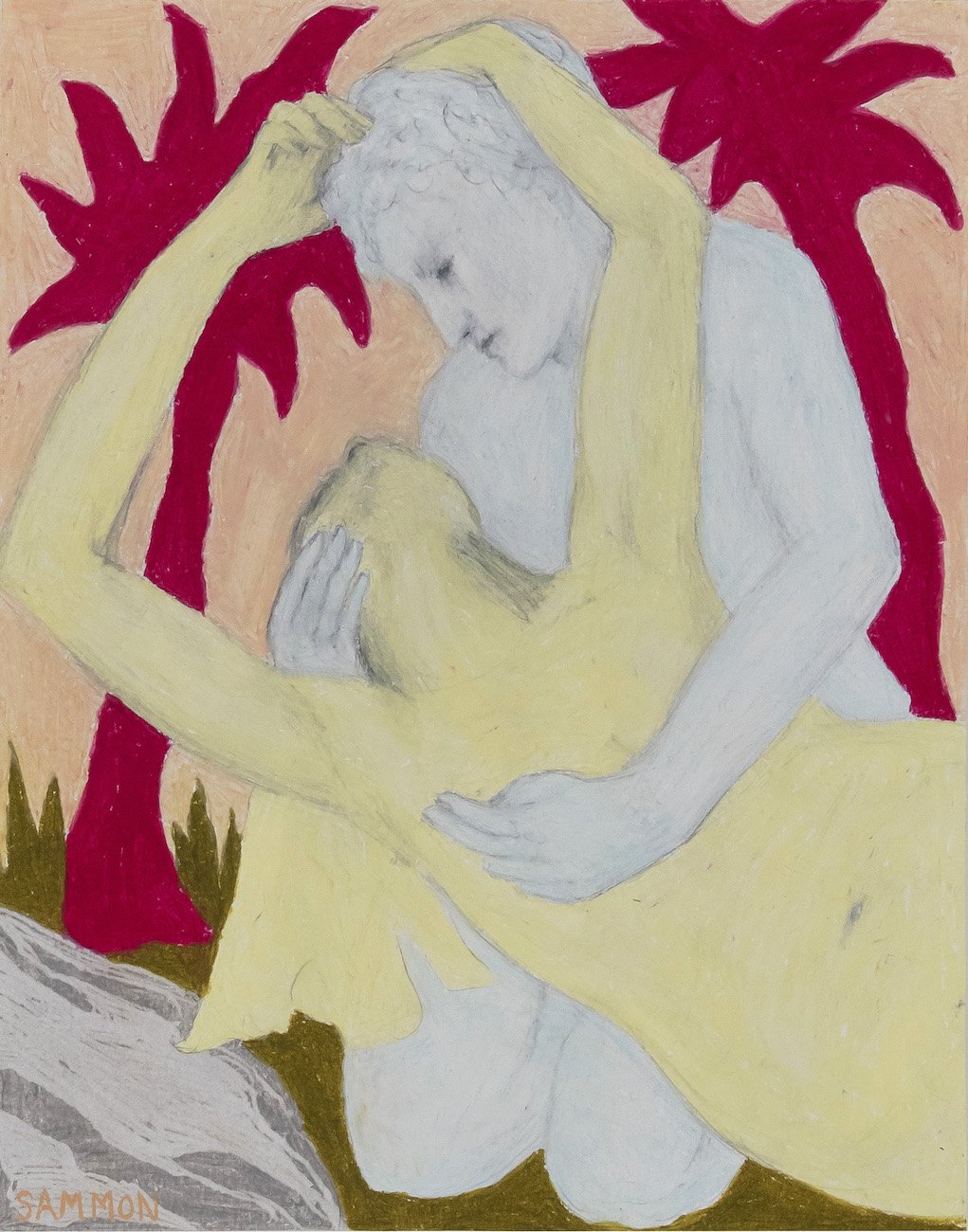 Lovers Under Trees | Rebecca Sammon | Original Artwork | Partnership Editions