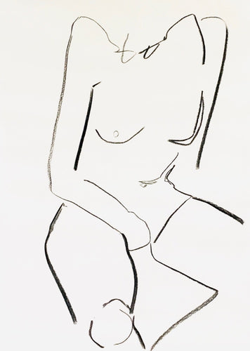 Medium Studio Nude 3 | Alexandria Coe | Original Artwork | Partnership Editions