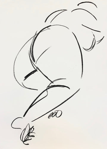 Medium Studio Nude 5 | Alexandria Coe | Original Artwork | Partnership Editions