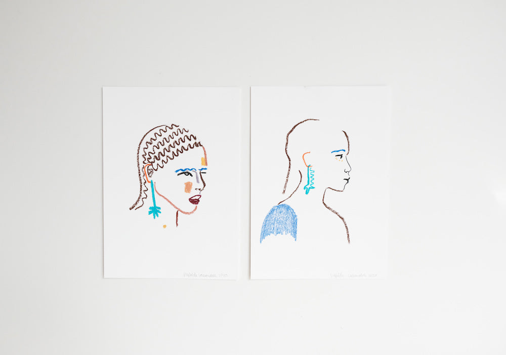 Oil Pastel on Paper | Partnership Editions