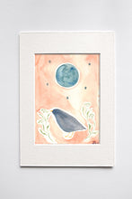 Load image into Gallery viewer, December Blackbird Print