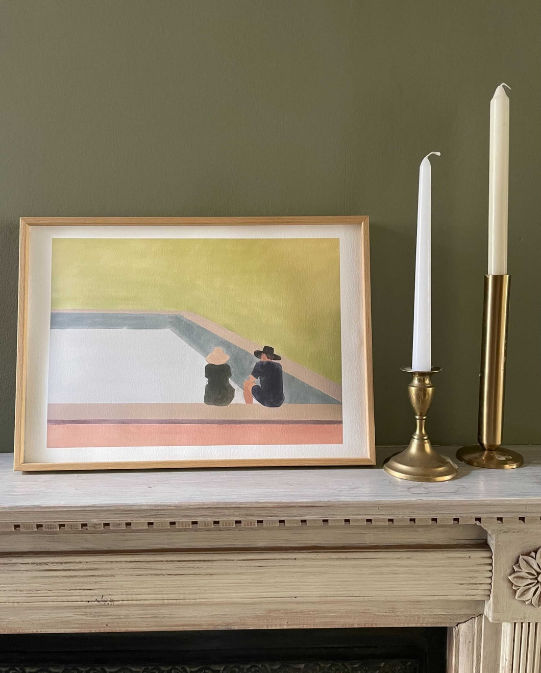 FRAMED No Splashing Print