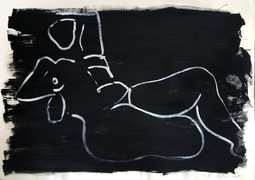 Nude in the dark 1 | Alexandria Coe | Original Artwork | Partnership Editions