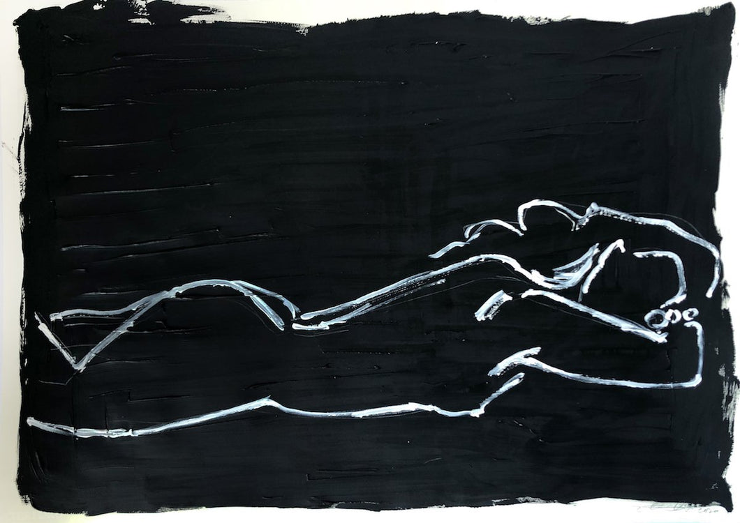 Nude in the dark 3 | Alexandria Coe | Original Artwork | Partnership Editions