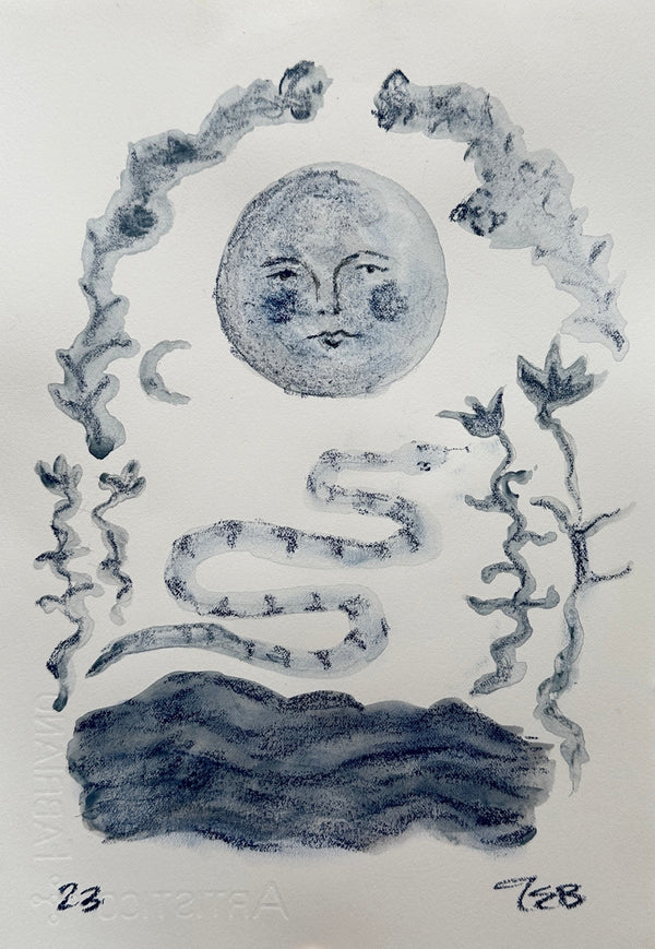 Ocean Serpent At Dusk