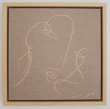 Load image into Gallery viewer, Ocre Rose | Jessica Yolanda Kaye | Acrylic on French Linen Canvas | Partnership Editions