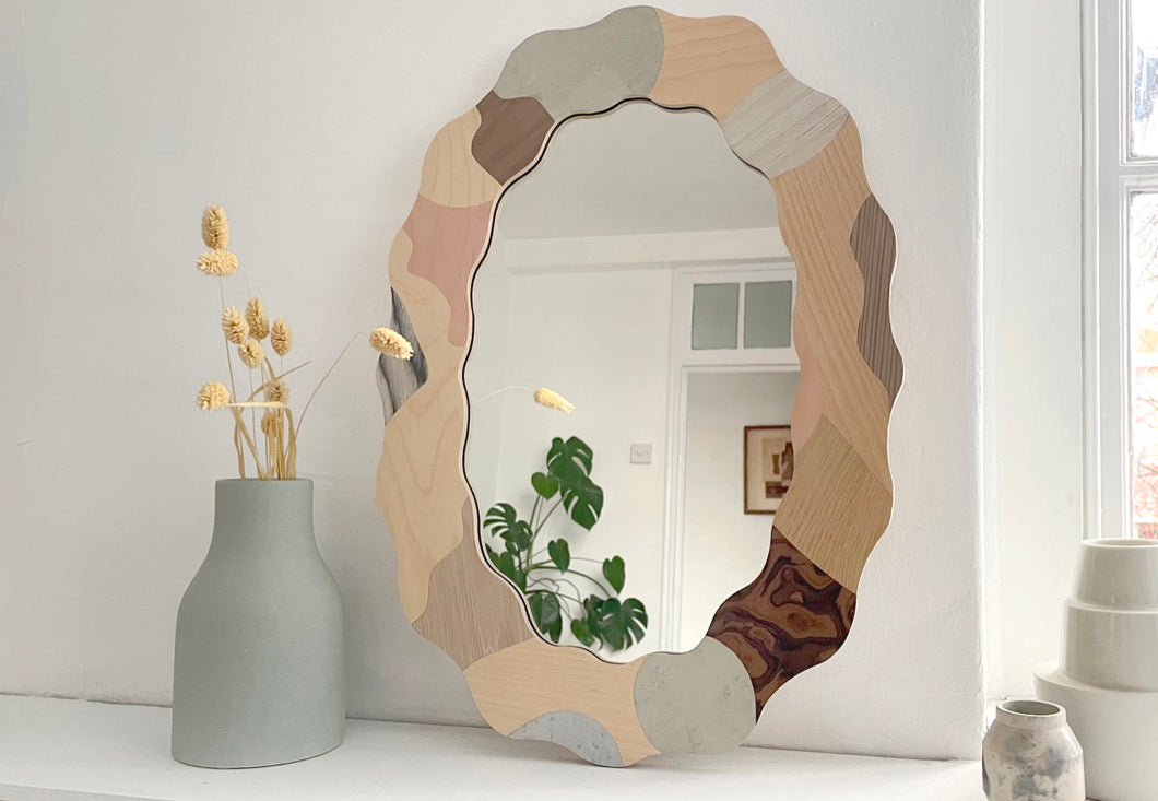 Spring Oval Curve Mirror