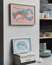 Load image into Gallery viewer, Tiger Prawn Study Print