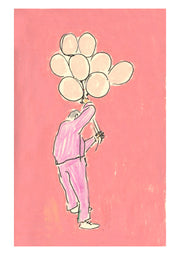 Pink Balloon Print