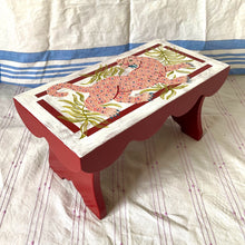 Load image into Gallery viewer, Pink Leopard Stool
