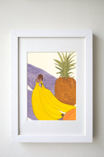 Pineapple and Bananas Print