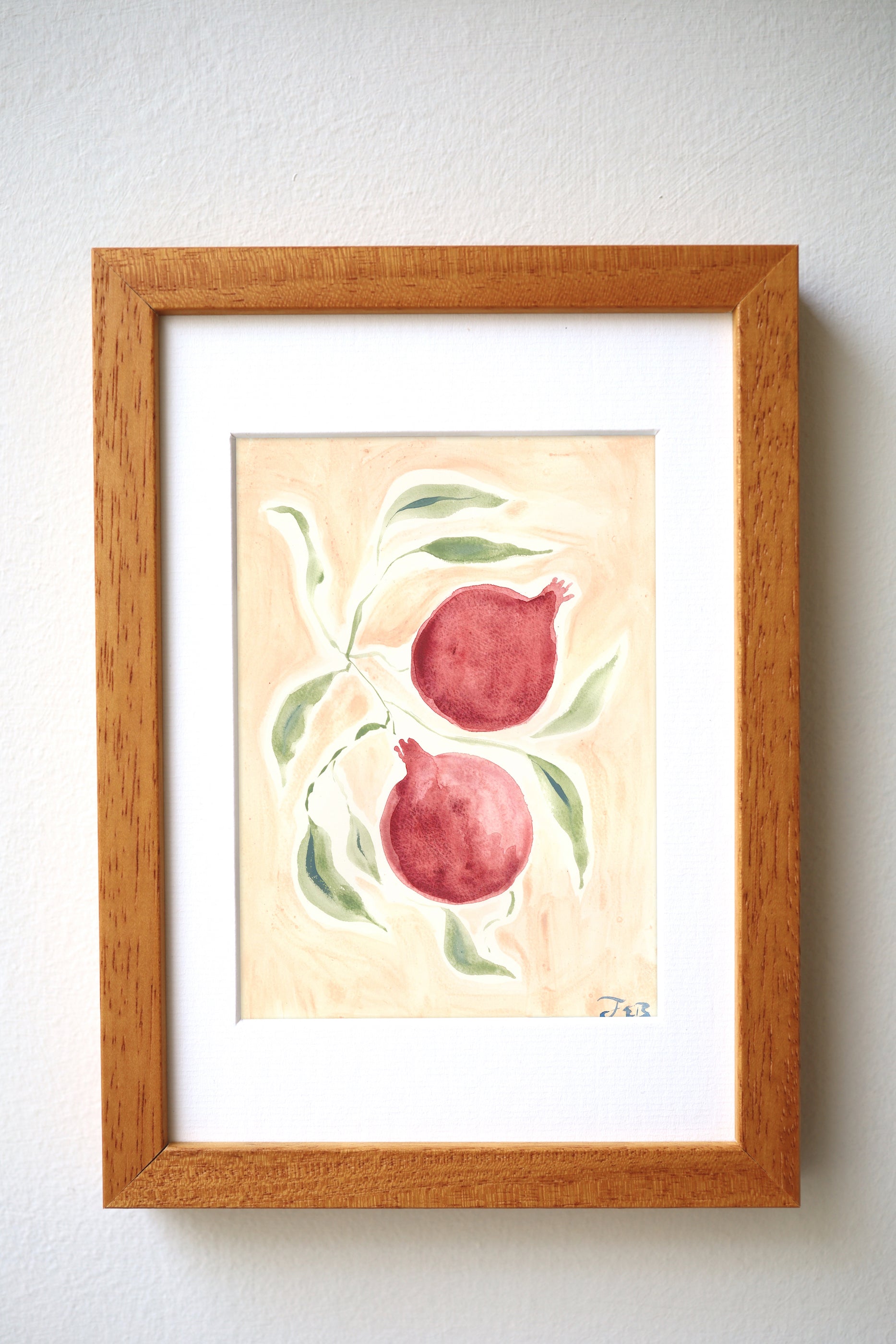 Winter Pomegranates Print