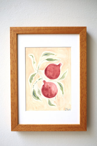 Winter Pomegranates Print