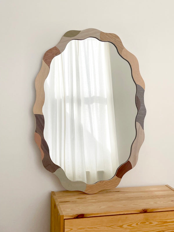 Oval Slim Spring Mirror