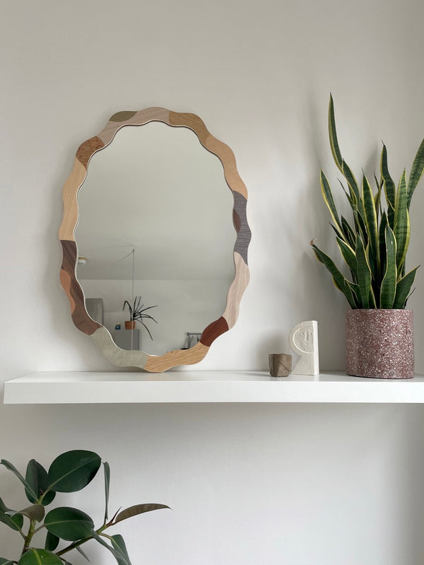 Oval Slim Spring Mirror